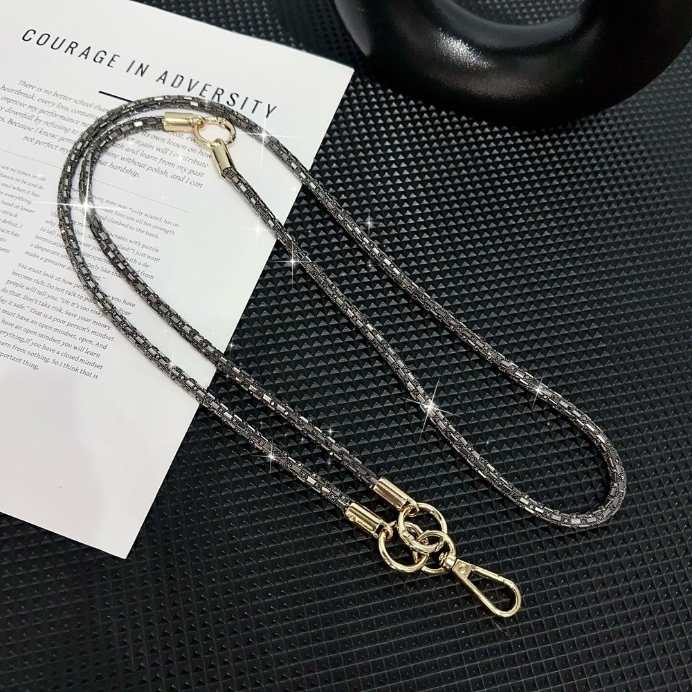0.7 crystal bar three-in-one crossbody chain creative multi-purpose phone lanyard high-end sparkling diamond bracelet charm new