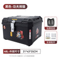 Motorcycle trunk electric vehicle rear trunk neutral pedal calf multi-style extra large capacity battery takeaway box