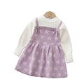 Girls' knitted sweater dress with sweet bow detail - new autumn/winter  collection