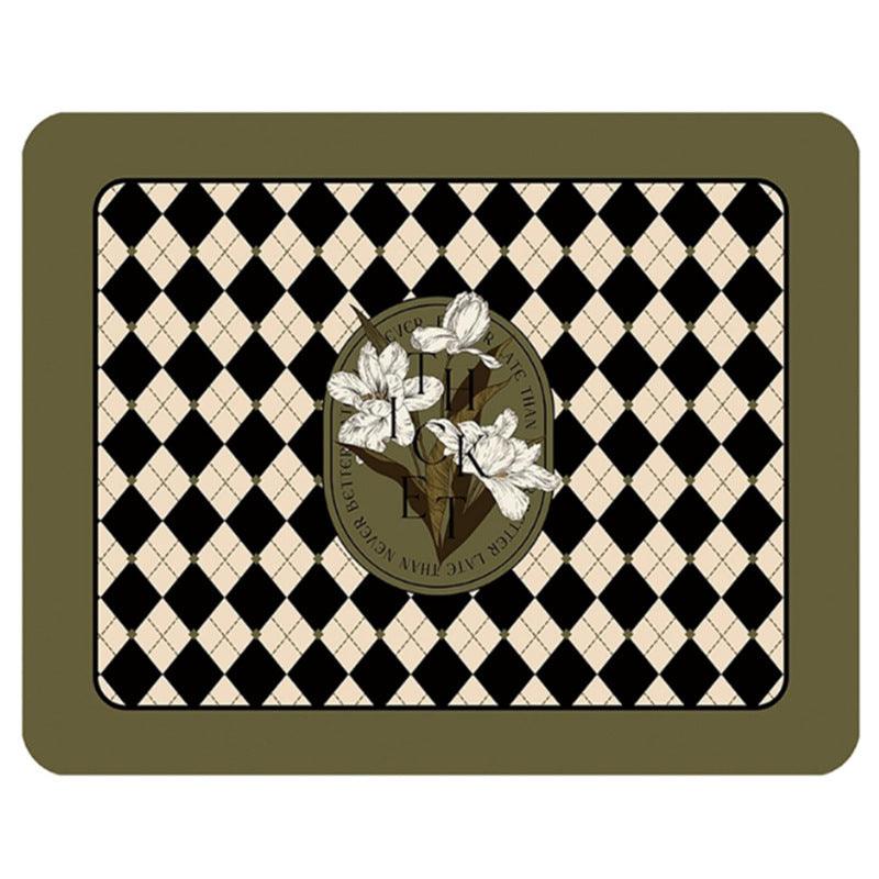 Kitchen drain mat diatom mud tableware drying mat countertop bar water-absorbent heat-insulating table mat coffee machine non-slip mat