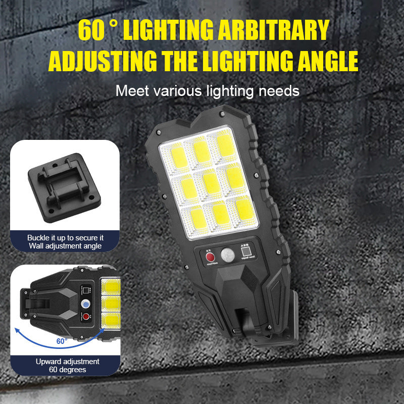 2025 new solar street light induction wall light rural road lighting outdoor garden courtyard wall light