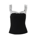 women's summer  new french retro lace patchwork high-end elegant outerwear top