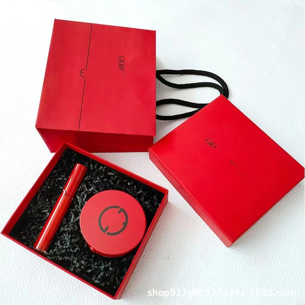 阿玛唇轴气垫礼品盒礼袋散粉唇釉化妆品包装礼盒手提袋礼品盒