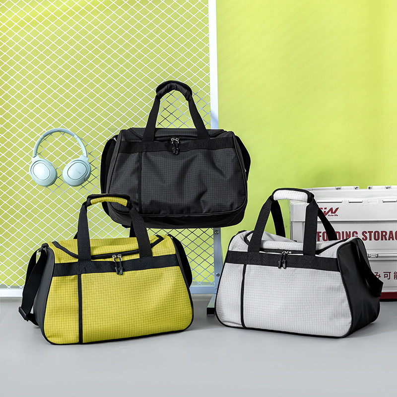 New yoga fitness bag travel bag storage duffel bag large capacity short business trip boarding shoulder bag wholesale