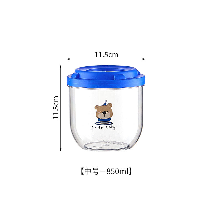 Bear sealed tank food grade coffee storage tank kitchen household plastic moisture-proof insect-proof nut grain sealed box
