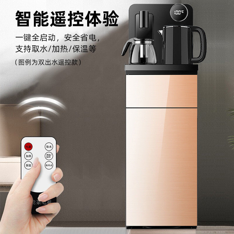 Tea bar machine for home fully automatic water supply voice remote control intelligent instant heating drinking water vertical water kettle bottom water bucket