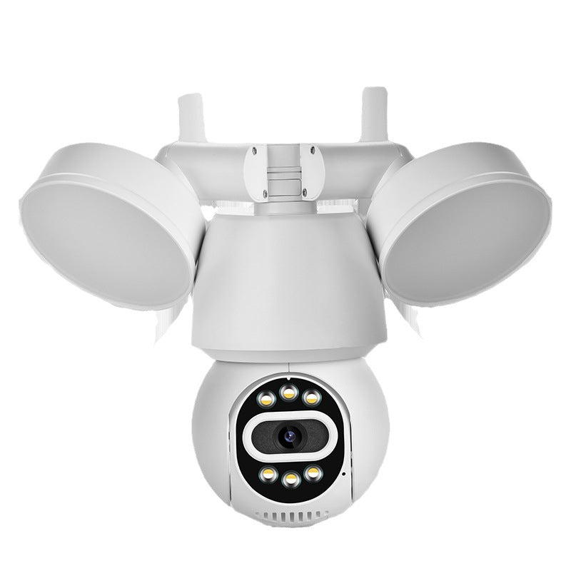 Wireless wifi New Bluetooth distribution network 4MP floodlight type dual-light gimbal lighting Multi-function N-in-1 camera