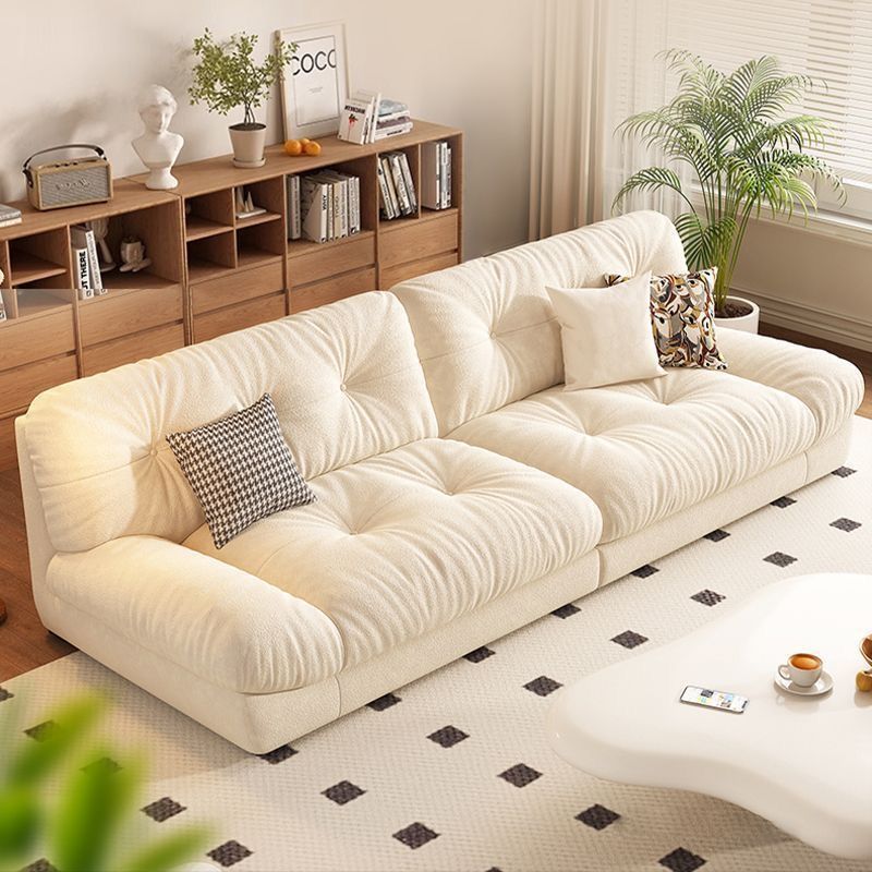 Cloud sofa modern casual living room for home small apartment double casualaccessible luxurypopular cream style fabric sofa