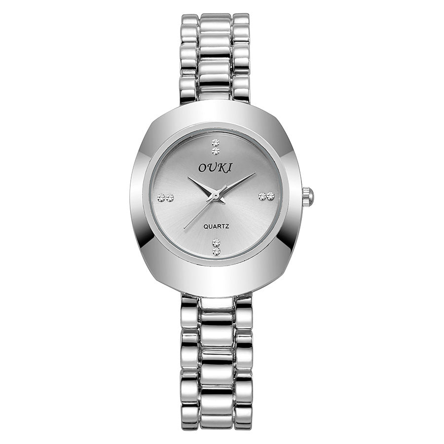 e-commerce hot-selling minimalist style women's watch, niche luxury, high-end design, diamond-faced wristwatch, manufacturer wholesale