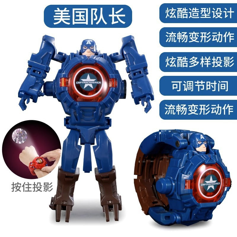 Ultraman zero watch - kids' edition: light-up projector, transforming toy, perfect gift for preschoolers and toddlers