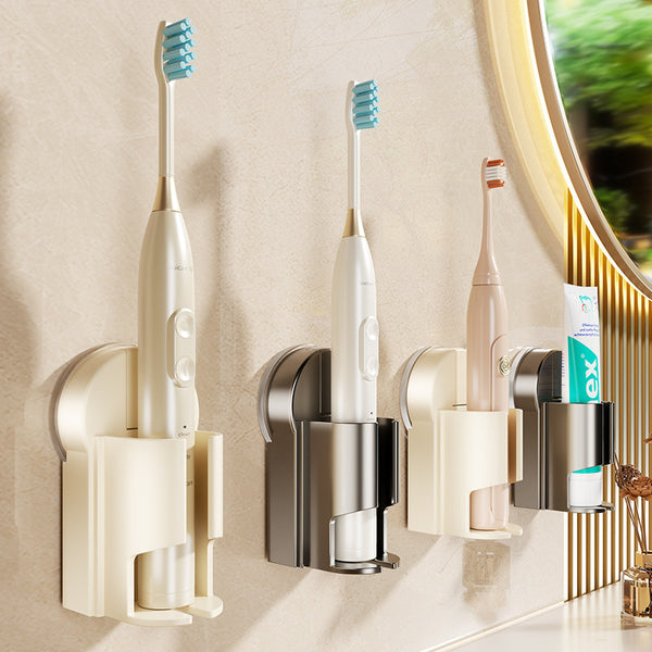 Suction cup Electric toothbrush Shelf Wall-mounted non-punching bathroom Toilet toothpaste shelf Storage hanger bracket