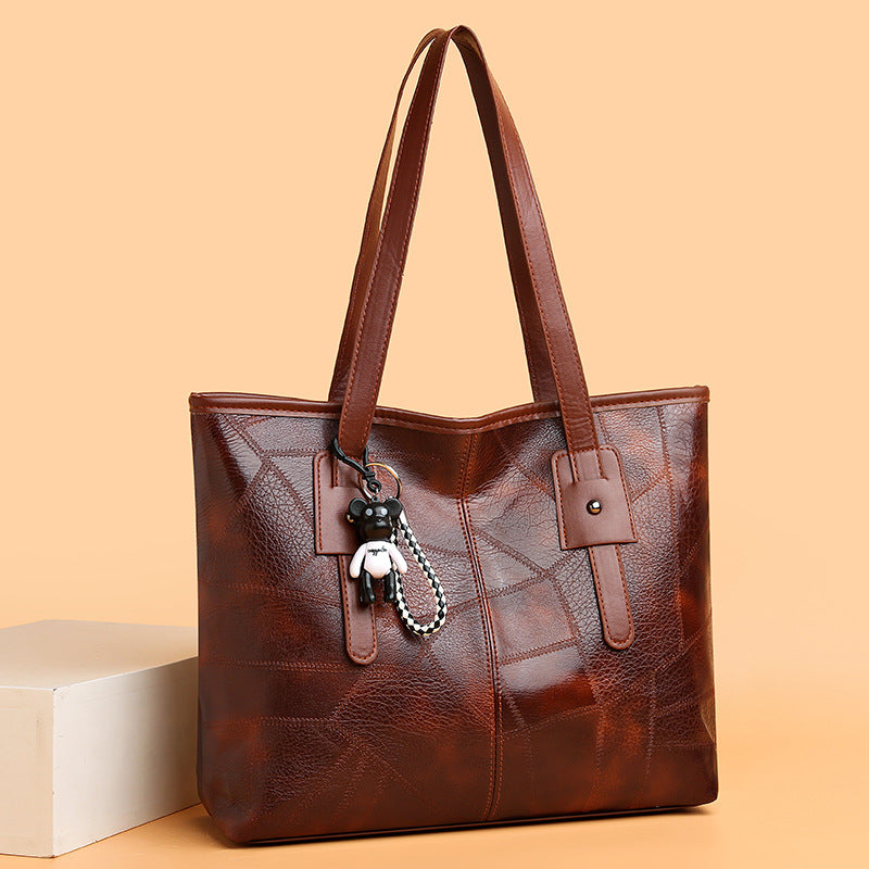 new arrival large-capacity women's bag k-styletrendy women's shoulder bag tote bag one-piece drop shipping work clothingsatchel bag