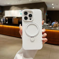 Suitable for apple 17promax mobile phone case liquid silicone magnetic holder iphone15 protective cover 12promax