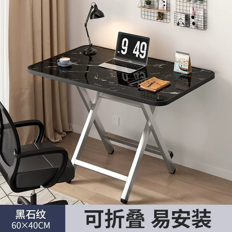 Simple foldable small square dining table for home study rental house dormitory small apartment portable dining table casual