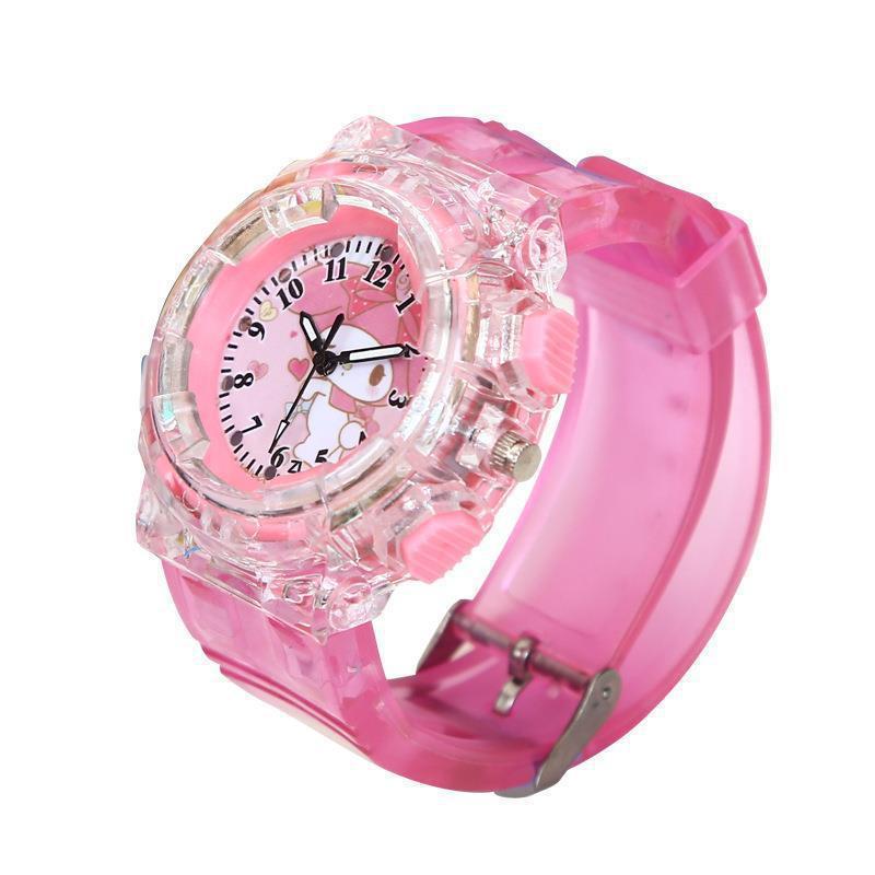 Kuromi watch pudding dog big ear dog melody jade cinnamon dog women's student digital luminous watch