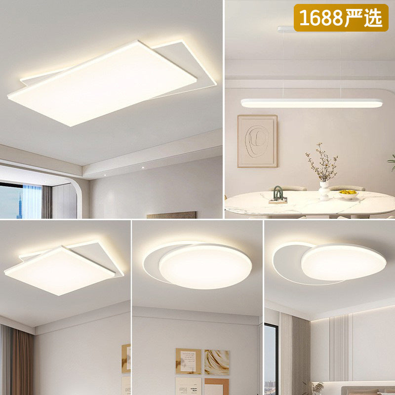 [Strict Selection] 2025 New Ceiling Light Modern Simple Cream Wind Room Bedroom Lighting Whole House Package Combination