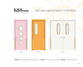 School project doors, kindergarten painted wooden doors, wooden classroom doors, standard silent solid wood modern minimalist doors