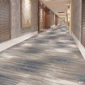 Custom hotel carpet for hallways and aisles, hotel guest room bedside rug, thickened nylon b1 flame retardant full coverage floor mat