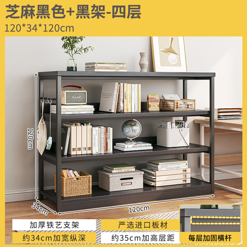 Shelf Shelf Floor Office Multi-layer Storage Shelf Locker Next to Desk Low Cabinet Household Shelf Display Cabinet