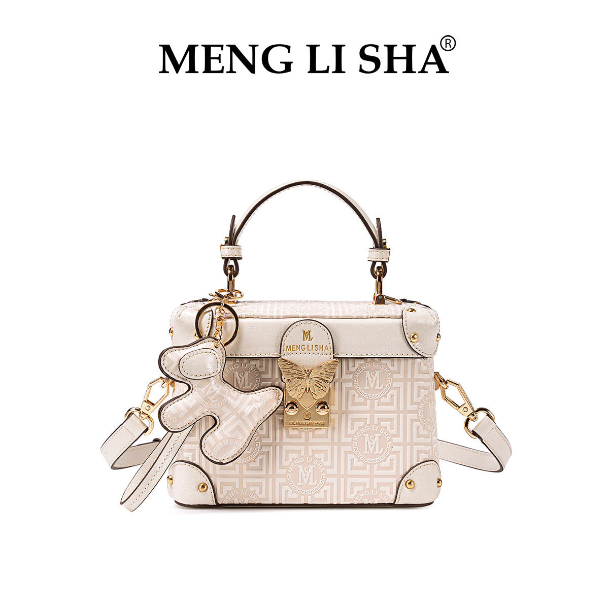 2025 spring and summer new personalized simple portable small fragrant style box bag light luxury high-end single shoulder crossbody small square bag