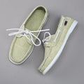 Original single sailboat shoes men's genuine leather fashion breathable thin handmade shoes mencasualeasiest for match pigskin thin bottomlow ankle shoes
