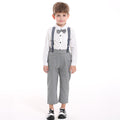 Top and top spring autumk-style boyssuitlong sleevesplaidshirtoverallsnew arrivalwholesale