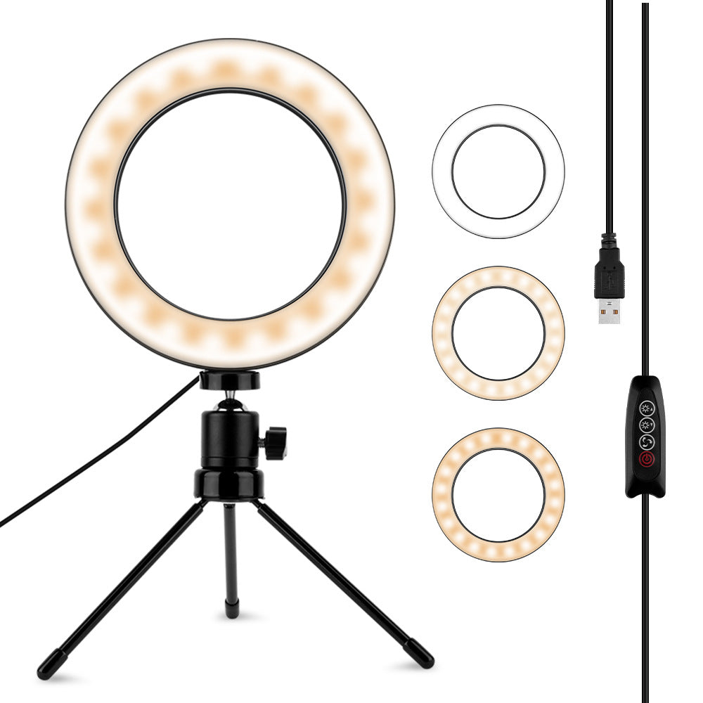 10 inch photography live light photo lighting desktop ring light ring light live broadcast beauty mobile phone filling light