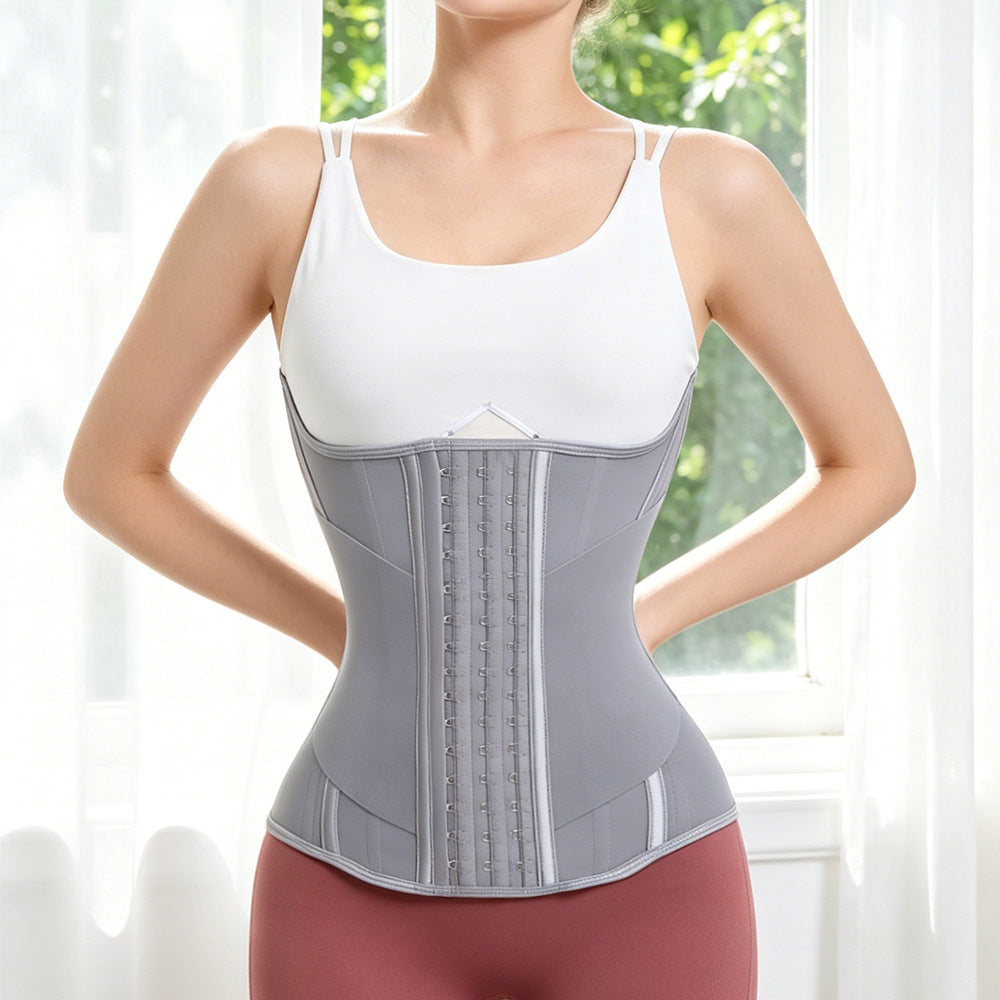 15-bone breathable waistband, abdominal belt, tight strap, enhanced body shaping, slimming look sports belt, postpartum abdominal belt