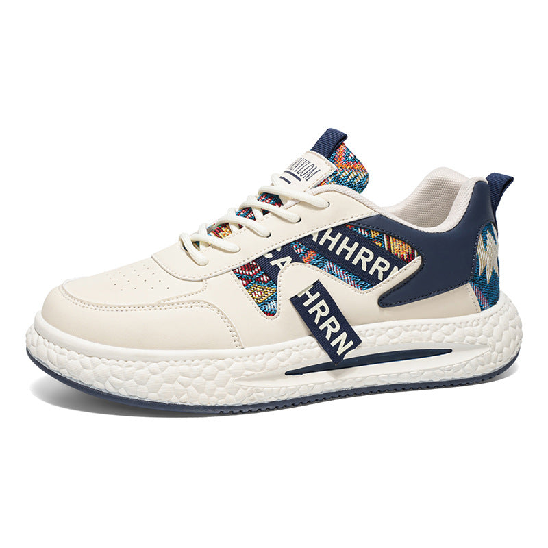 2026 spring new men's shoes trendy athletic casual shoes versatile men's soft sole non-slip thick sole wear-resistant dad shoes
