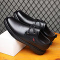 New arrival business formal leather shoes men's casual wedding groom british heightening summer breathable youth pointed toe men's shoes