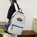 Backpack - minimalist & stylish korean design - perfect for middle & high school students, travel, couples, and college students. high capacity, wholesale, breathable, and lightweight