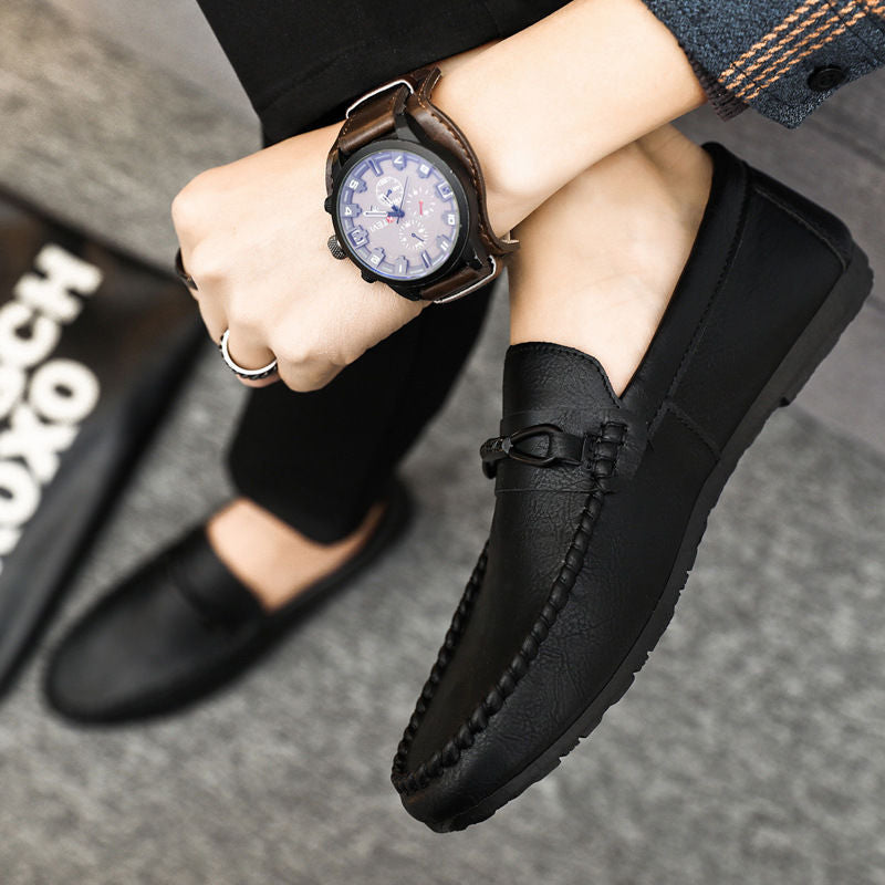 2024 summer new arrivals: men's korean style loafers - slip-on, breathable, soft sole driving shoes for men's casual wear