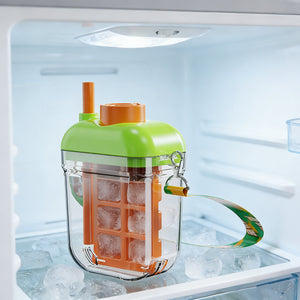 Cold water kettle new arrival popular drink fruit tea ice tray ice bucket ice cube making straw water cup summer cool ice bucket