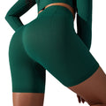 European and american seamless yoga shorts - peach lift, tummy control, high-waisted running & fitness shorts - yoga apparel