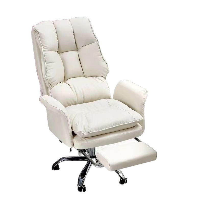 Customized home computer chair, comfortable and soft-pack chair for long periods of sitting, lazy leisure office chair, bedroom study swivel chair, cross-border