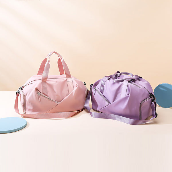 Customized wet and dry separation fitness bag women's independent shoe position training swimming bag short-distance travel bag can be customized LOGO