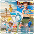 New cross-border shark electric water gun - kids' water toy for summer fun - fully automatic, continuous fire, long-range water gun