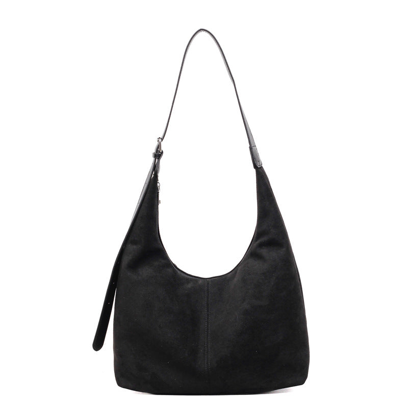 Retro large-capacity frosted bag for women new arrival mother-in-law bag fall and wintereasiest for match atmosphere bag casualwork clothing work bag