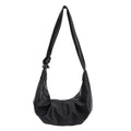 Korean style large capacity retro women's bag soft leather pleated dumpling bag lazy style casual versatile commuter shoulder crossbody bag