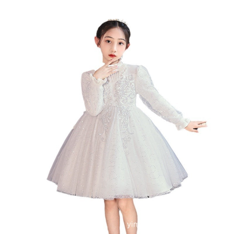 Amazon girls' dresses: european and american style, new autumn/winter  collection, children's princess dresses, perfect for piano recitals
