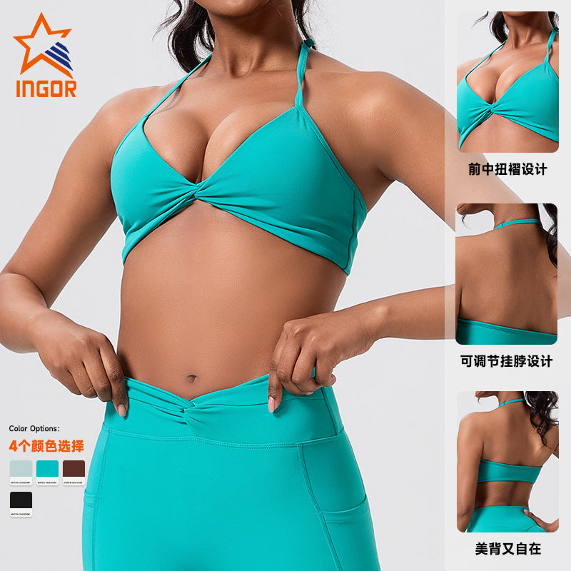 Fashionsexy fitness yoga vest high elastic beauty strap chest pad yoga clothes thin shoulder strap topsall-in-one chest pad