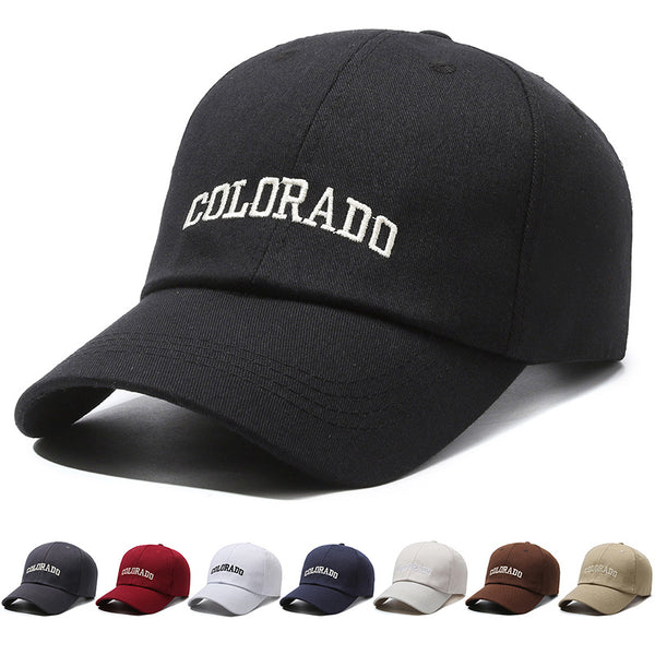 Hat Men's Outdoor Shade Baseball Cap Women's UV Protection Sun Cap Fishing Cap Embroidery Face Cover Cap