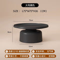 Nordic designer home light luxury modern minimalist living room coffee table round iron art coffee table cream style coffee table