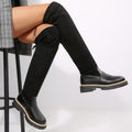 autumn new arrival: women's over-the-knee boots for cross-border e-commerce, plus sizes available. wholesale price: $0.67. dropshipping available for  and