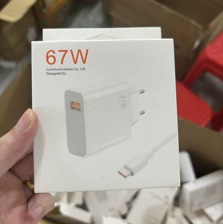 European and american standard original charger 67w/120w, compatible with xiaomi phone chargers, max super fast charging 33w