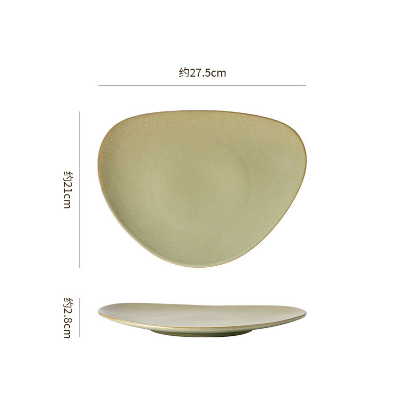 Vintage irregular high-end bowls, plates, and dishes - restaurant, hotel, and home tableware - unique dinnerware for serving dishes, desserts, rice bowls, and plating