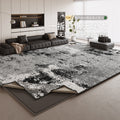 Italian-style removable & washable rug - living room sofa & coffee table sound dampening mat - premium double-layer machine washable bedroom bedside floor mat