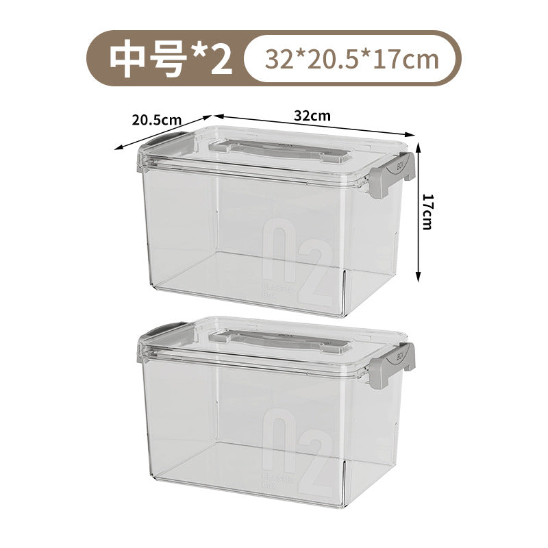 Household storage box Large cosmetics sundries storage box Thickened plastic bed bottom storage box Factory wholesale