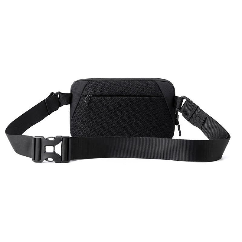 New men's trend breast bag, messenger bag, outdoor travel fanny pack, fashionable and simple shoulder bag, small  special supply