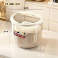 Rice bucket for home insect-proof and moisture-proof sealed rice jar rice grain box rice box storage grain storage tank durable